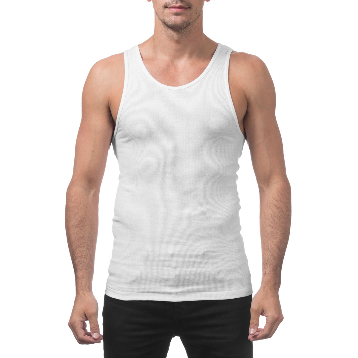 Pro Club Men's Premium Ringspun Cotton Ribbed A-Shirt