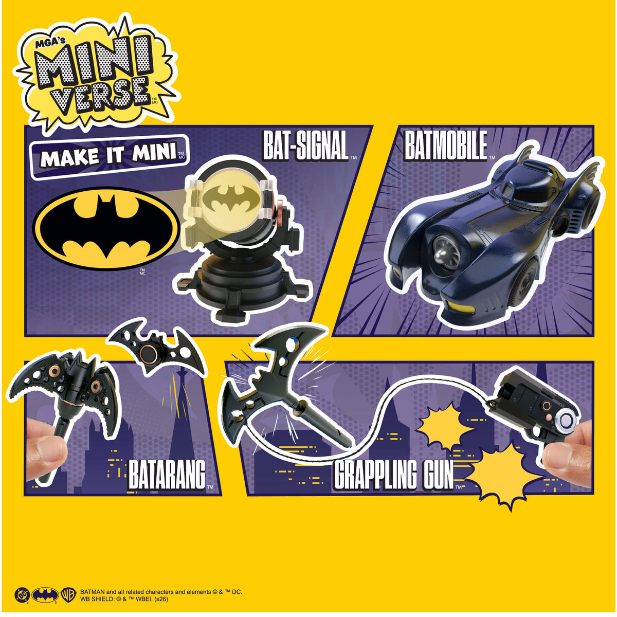 MGA's Miniverse Make It Mini Batman™ Mini Collectibles
