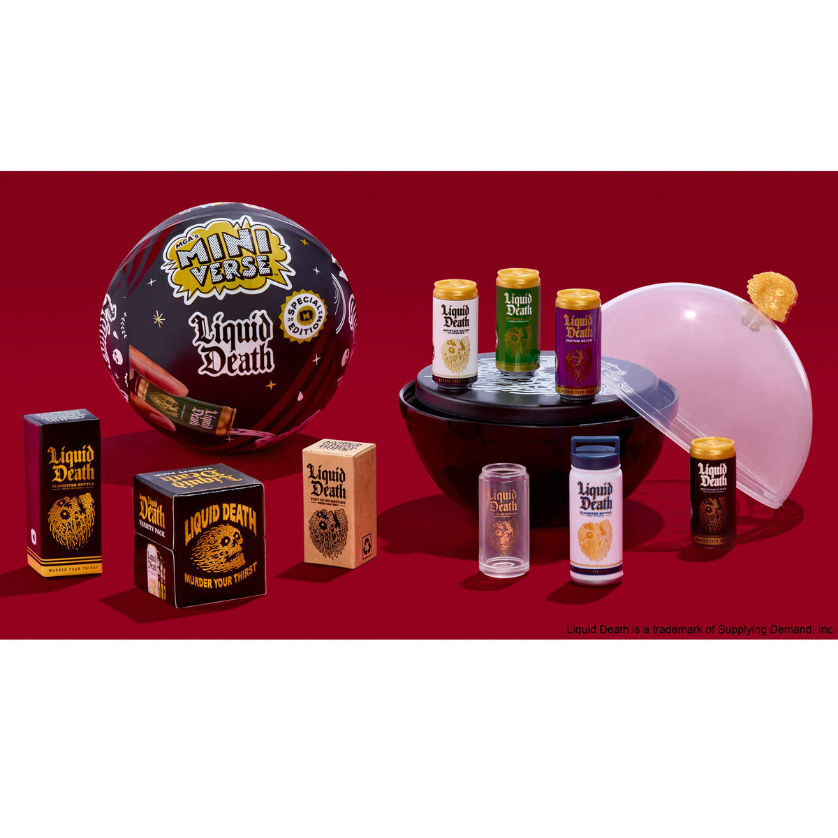 MGA's Miniverse Liquid Death SPECIAL EDITION, LIMITED, EXCLUSIVE