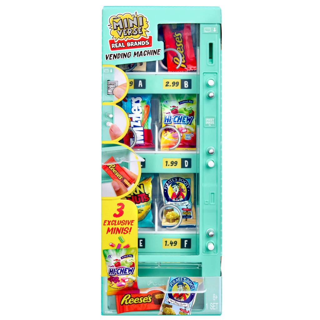 MGA's Miniverse Real Brands Vending Machine (Teal)