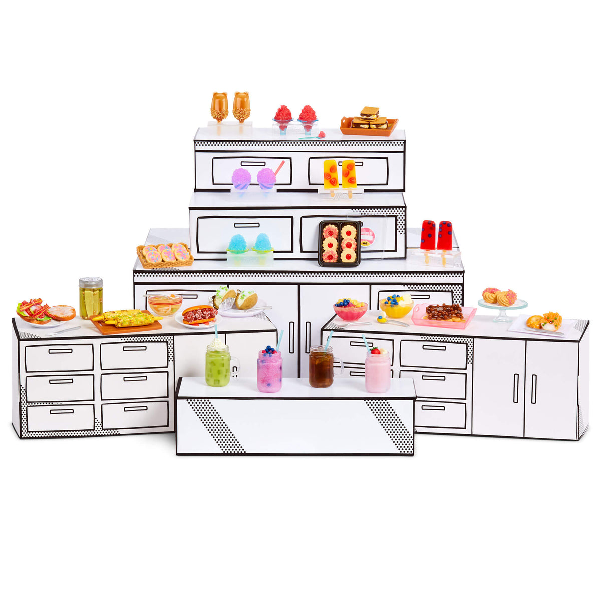 MGA's Miniverse Make It Mini Food Cafe Series 3 Mini Collectibles Complete Collection