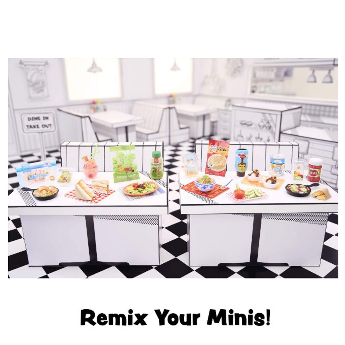 MGA's Miniverse Make It Mini Diner Series 4 Mini Collectibles