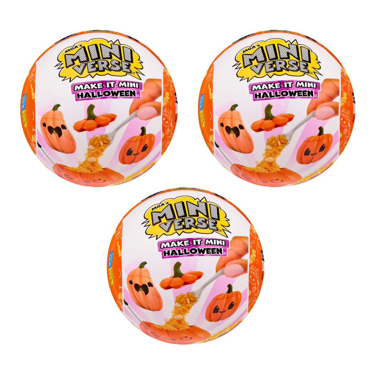 MGA's Miniverse Make It Mini Halloween 2025 Beetlejuice™ Mini Collectibles – 3 Pack