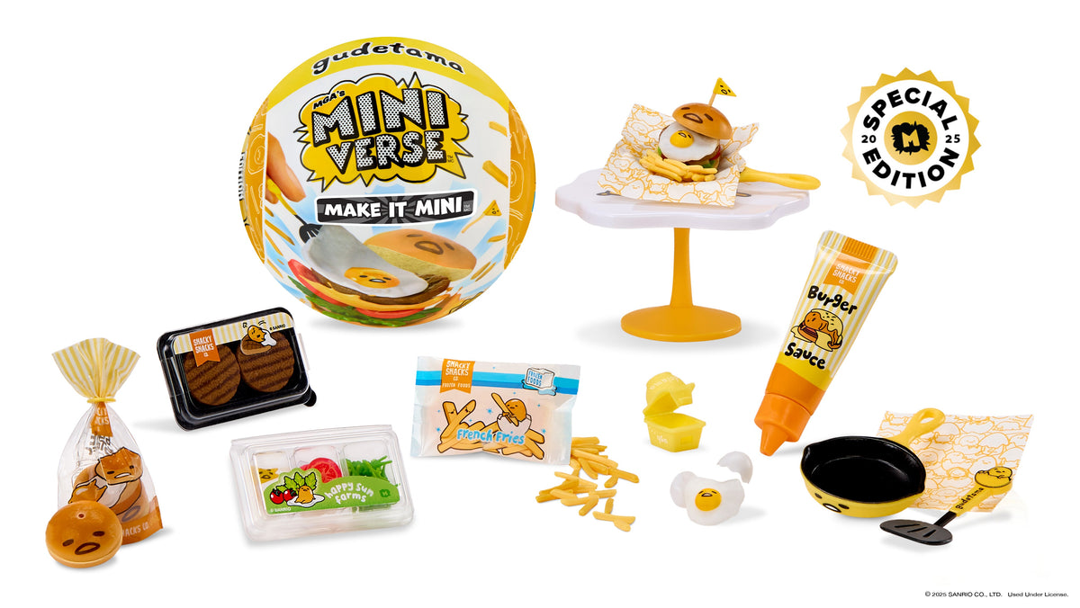 MGA's Miniverse Make It Mini Gudetama, SPECIAL EDITION, LIMITED, EXCLUSIVE