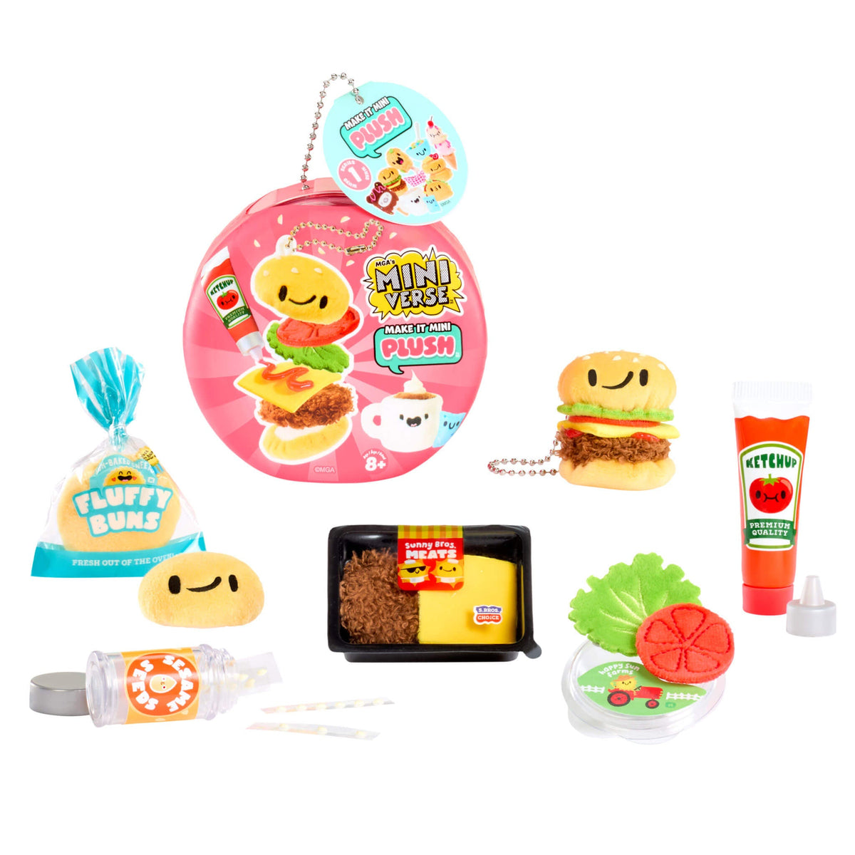 MGA’s Miniverse Make It Mini Plush DIY Food-Themed Plush Collectible Craft Kit
