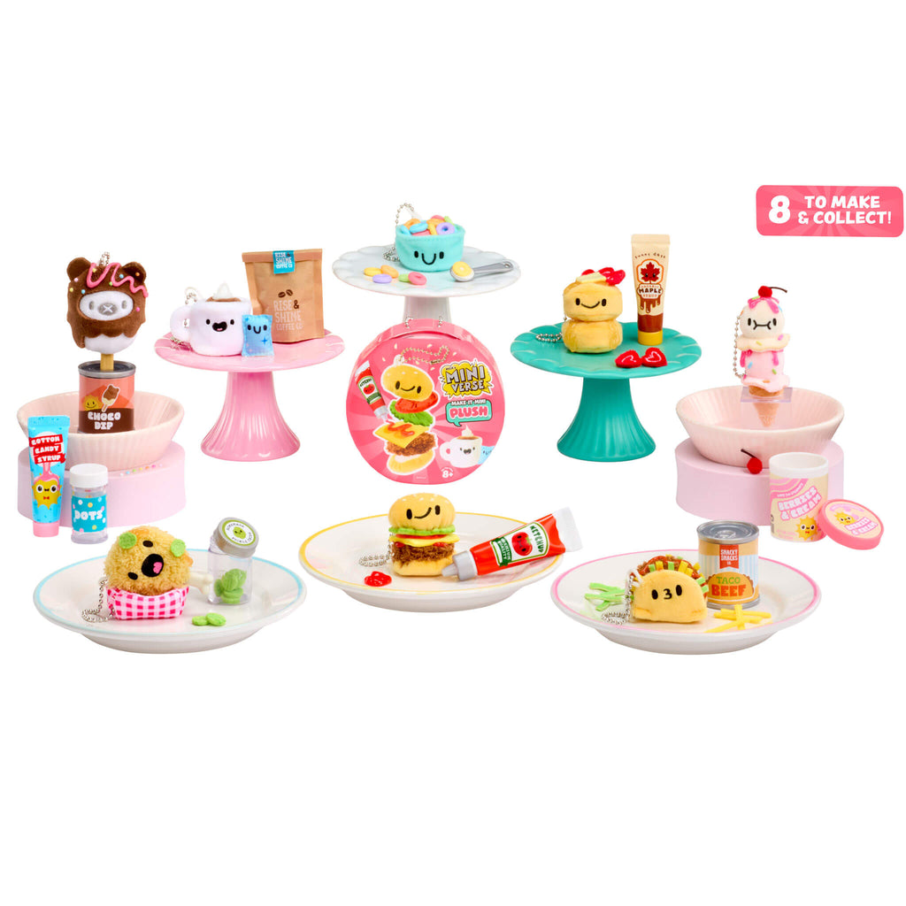 MGA’s Miniverse Make It Mini Plush DIY Food-Themed Plush Collectible Craft Kit