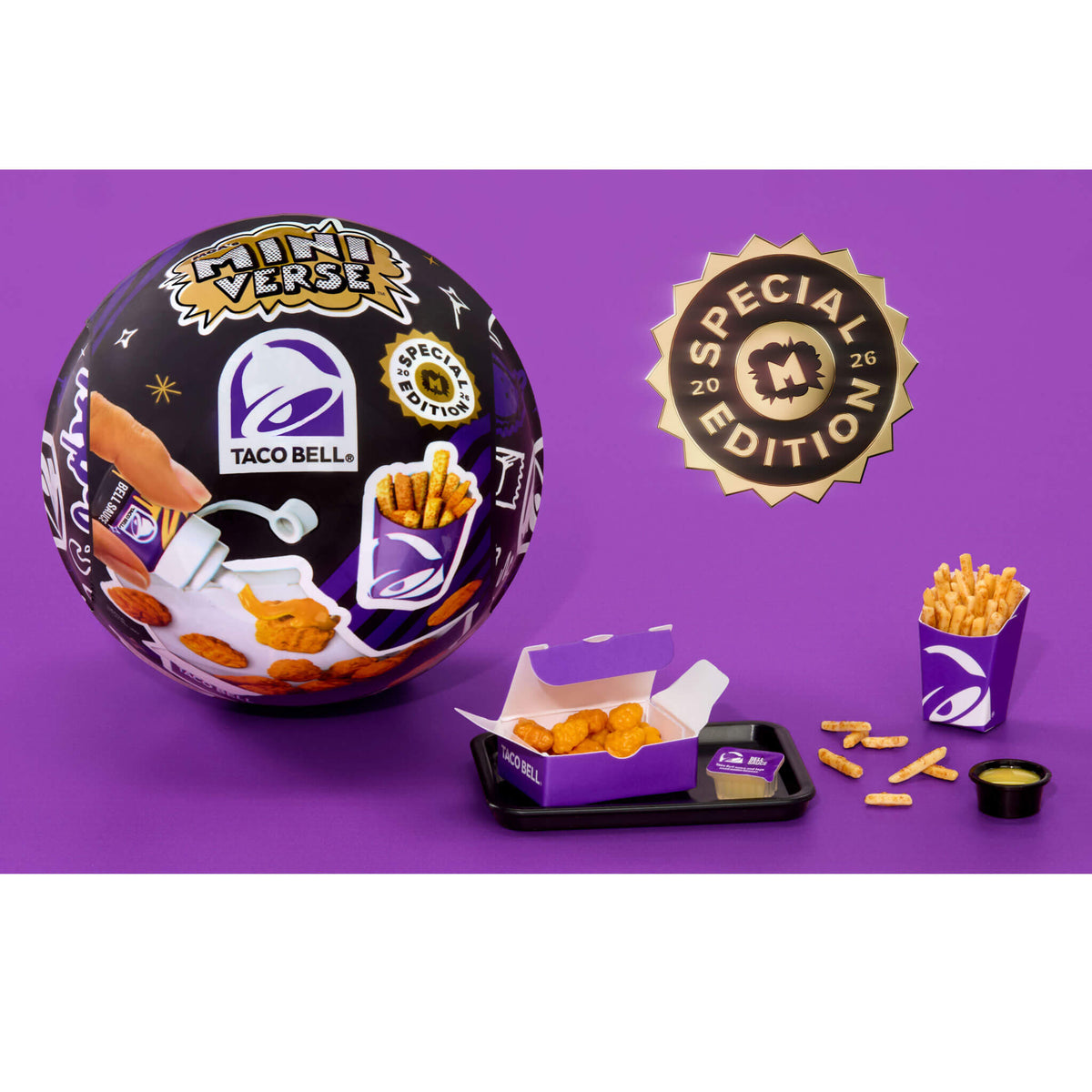 MGA's Miniverse Taco Bell® Crispy Chicken Nuggets & Nacho Fries, SPECIAL EDITION, LIMITED, EXCLUSIVE