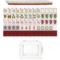 Red Vintage Antique Collection American Mahjong Tile Set (160pc)