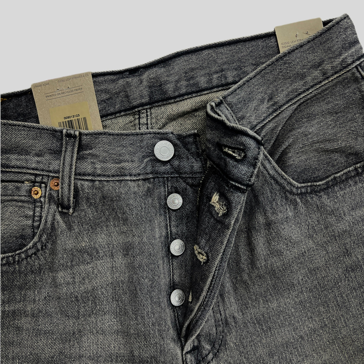 Levi's 501 Washed Grey - 3123