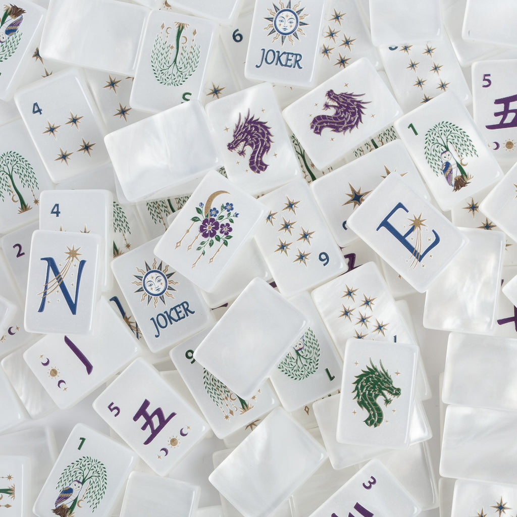 Celestial Pearl Collection American Mahjong Tile Set (160pc)