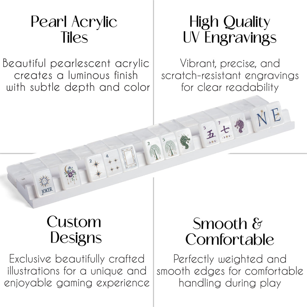 Celestial Pearl Collection American Mahjong Tile Set (160pc)