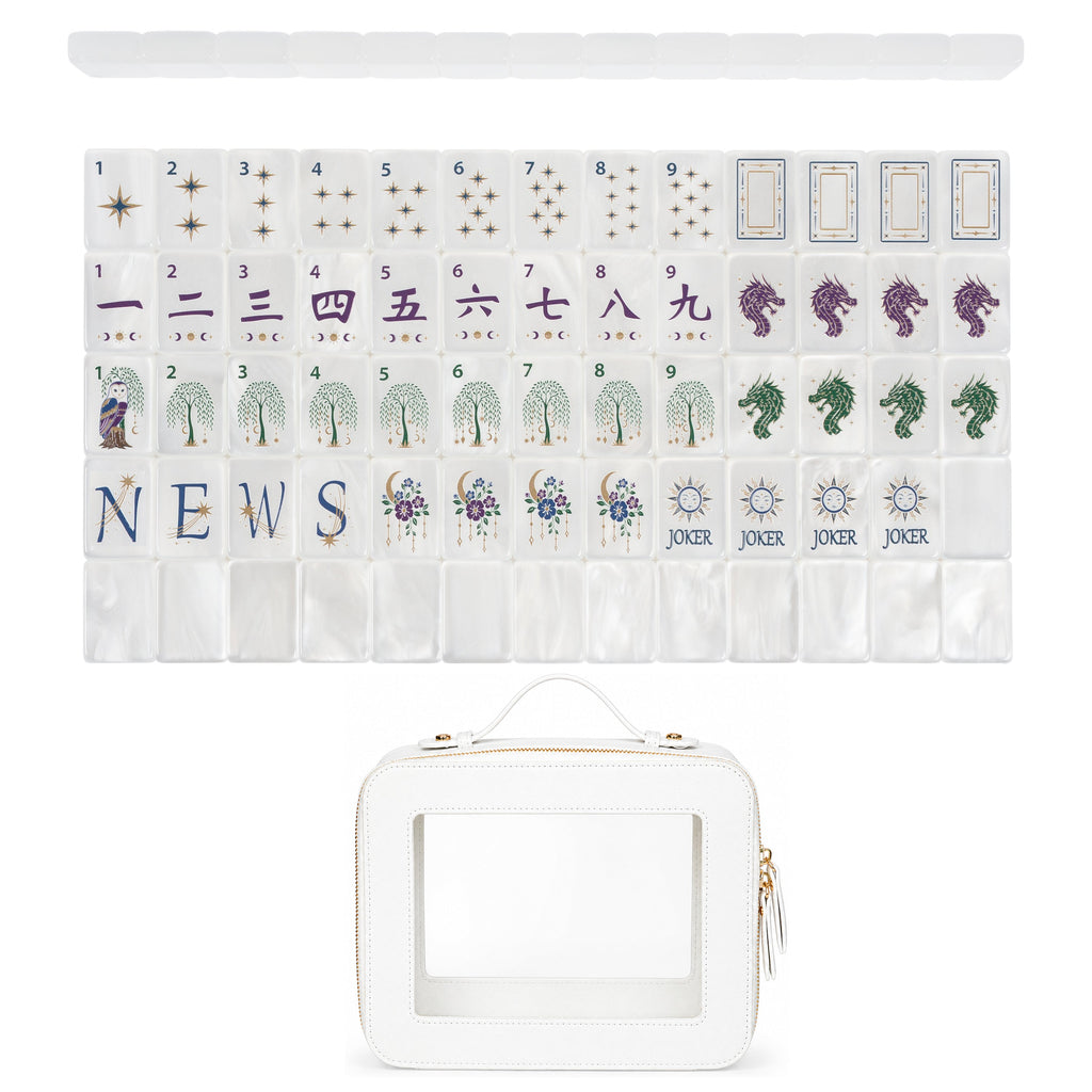 Celestial Pearl Collection American Mahjong Tile Set (160pc)