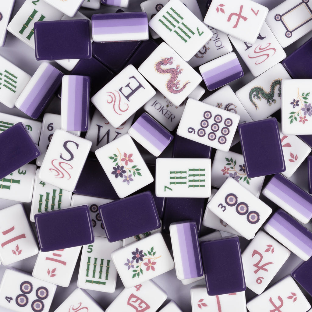 Purple Classic Collection American Mahjong Tile Set (160pc)