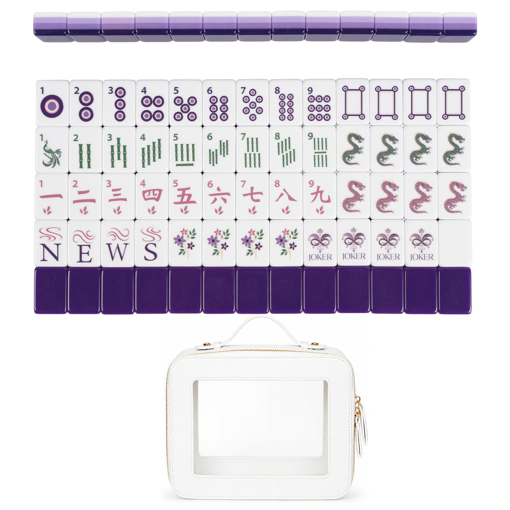 Purple Classic Collection American Mahjong Tile Set (160pc)