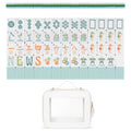 Aqua Blue Coastal Paradise Collection American Mahjong Tile Set (160pc)