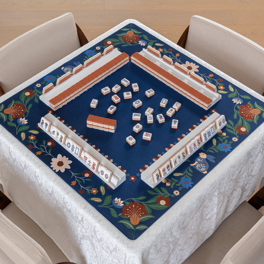 Orange Folk Collection American Mahjong Tile Set (160pc)