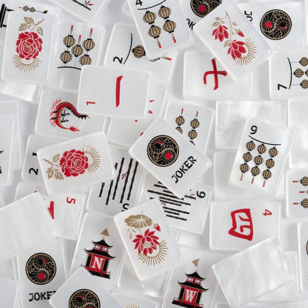 Golden Pearl Collection American Mahjong Tile Set (160pc)