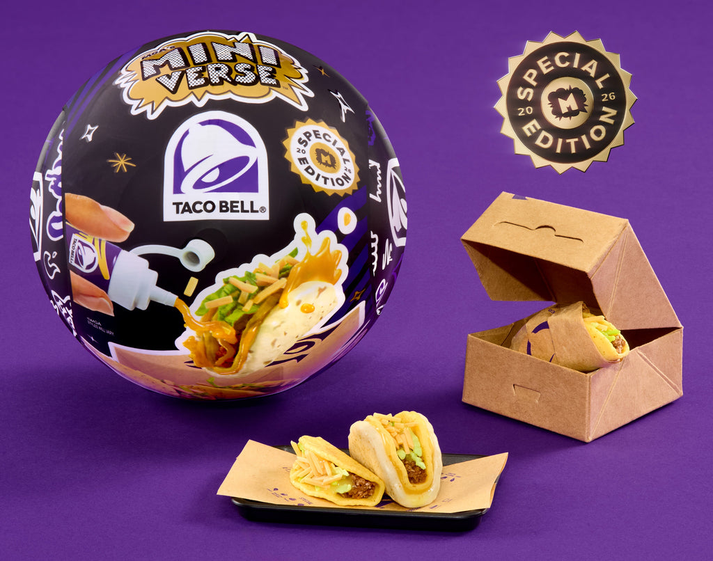MGA's Miniverse Taco Bell® Cheesy Gordita Crunch & Crunchy Tacos, SPECIAL EDITION, LIMITED, EXCLUSIVE