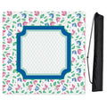 Mint Green Jester Collection Mahjong Mat for Table - Shipped Rolled
