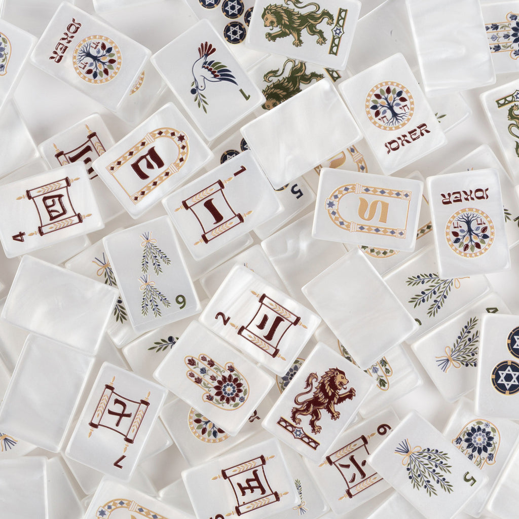 Judaica Pearl Collection American Mahjong Tile Set (160pc)