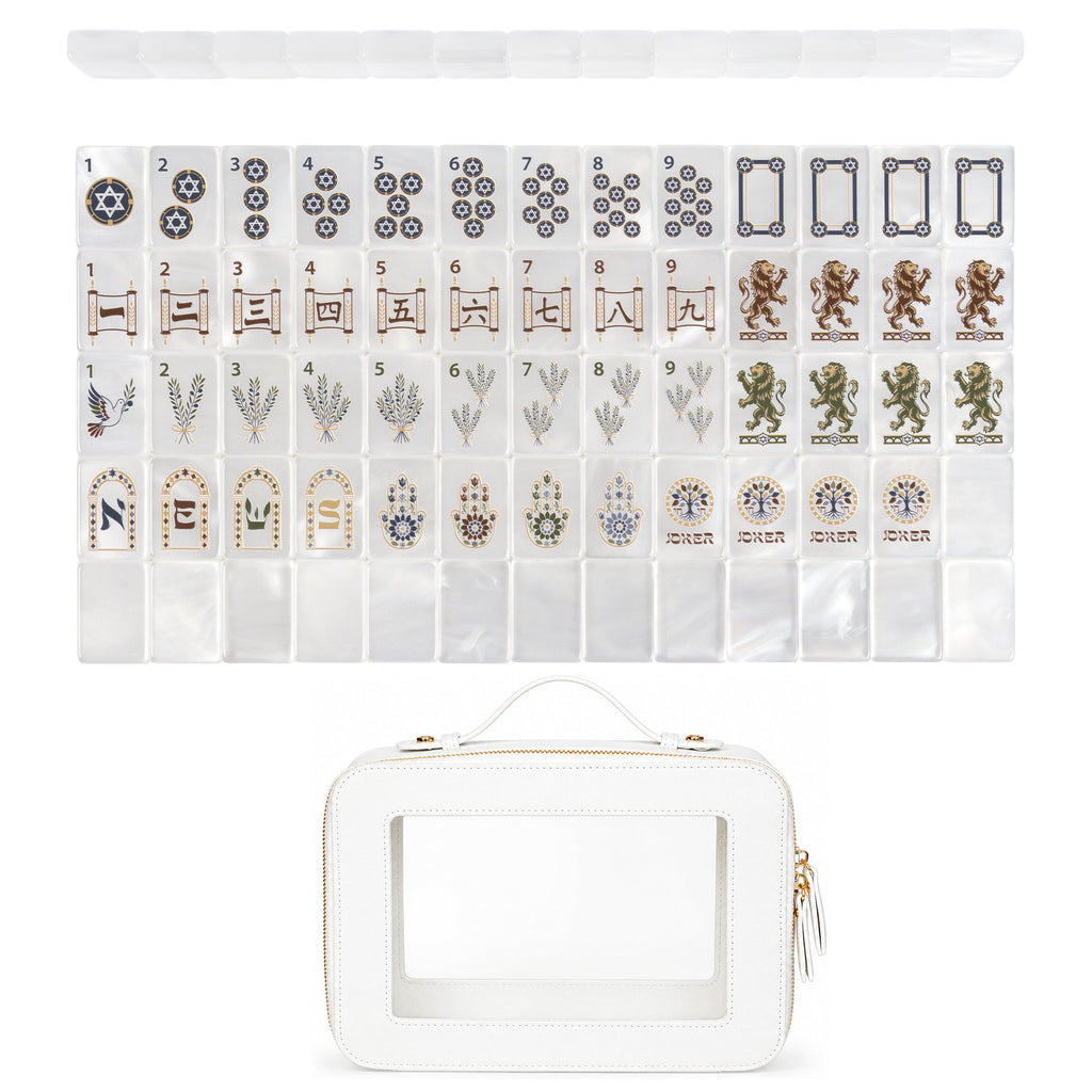 Judaica Pearl Collection American Mahjong Tile Set (160pc)