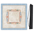 Sky Blue Coastal Paradise Collection Mahjong Mat for Table - Shipped Rolled