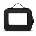 Clear Mahjong Tile Bag with Zipper - Black