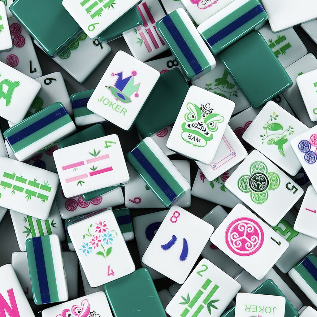 Green Hat Collection American Mahjong Tile Set (160pc)