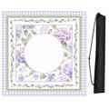 Purple Secret Garden Collection Mahjong Mat for Table - Shipped Rolled