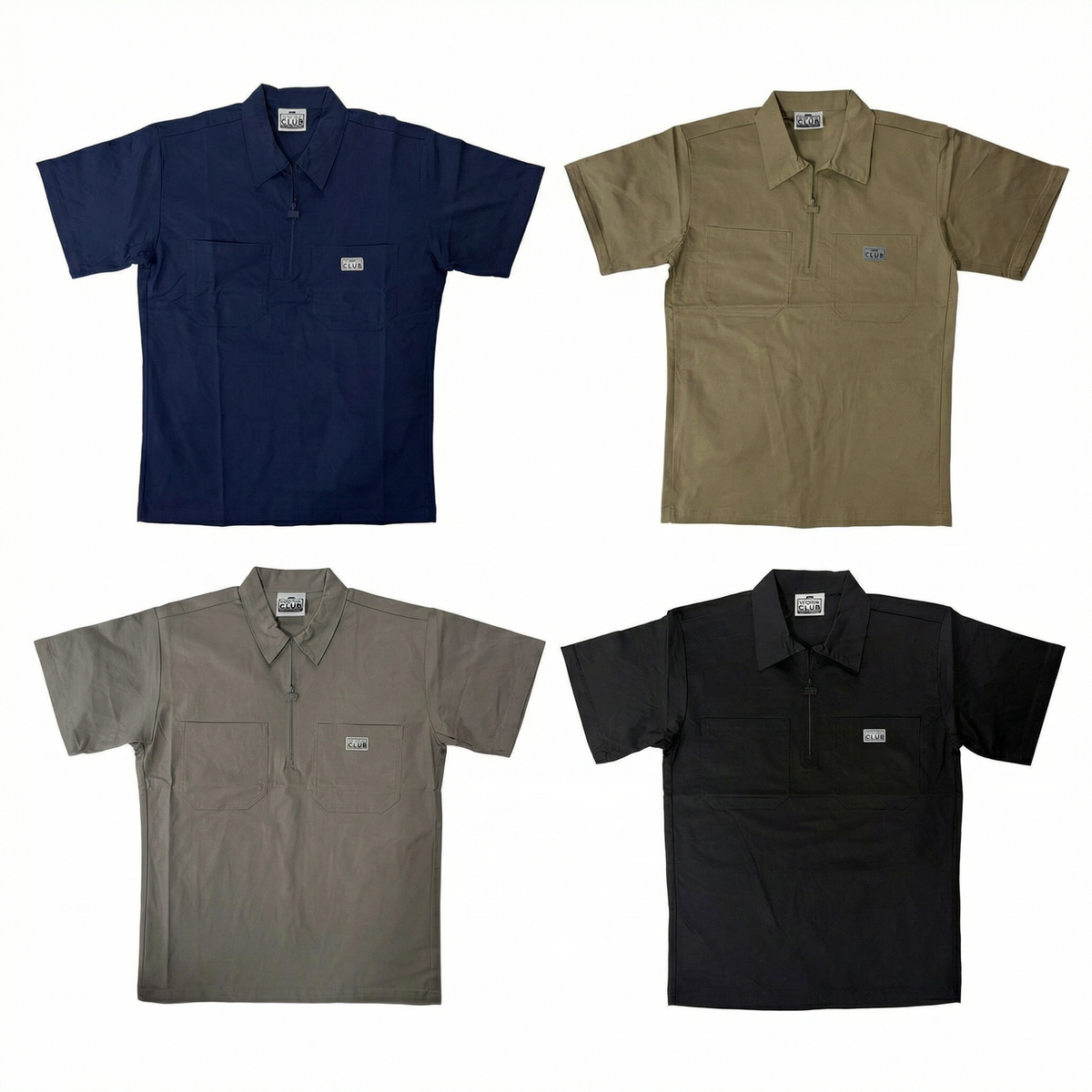 Pro Club Men's Heavyweight Half-Zip Work Shirt