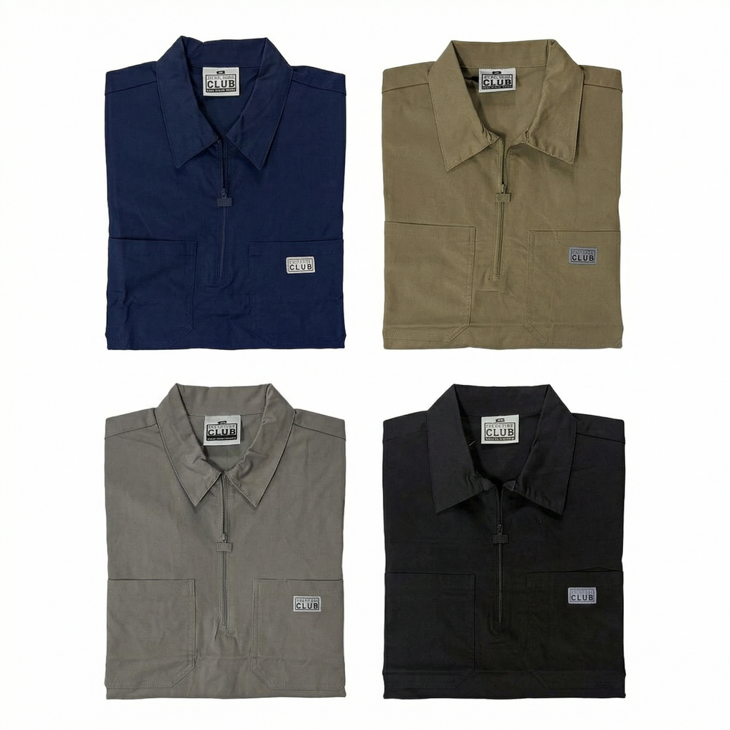 Pro Club Men's Heavyweight Half-Zip Work Shirt