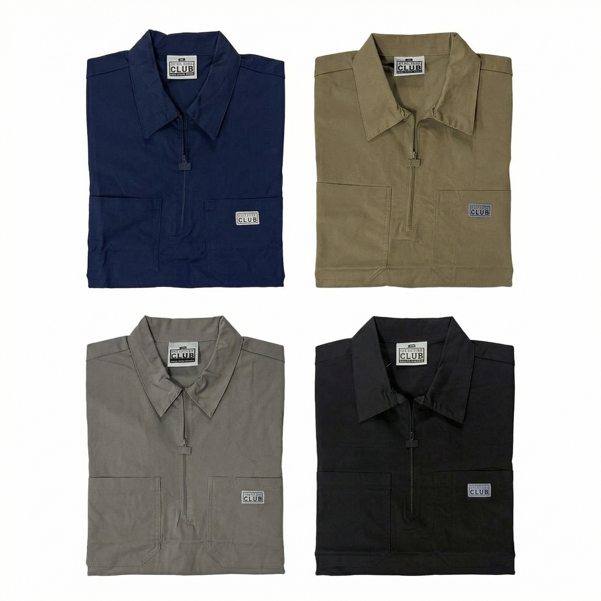 Pro Club Men's Heavyweight Half-Zip Work Shirt