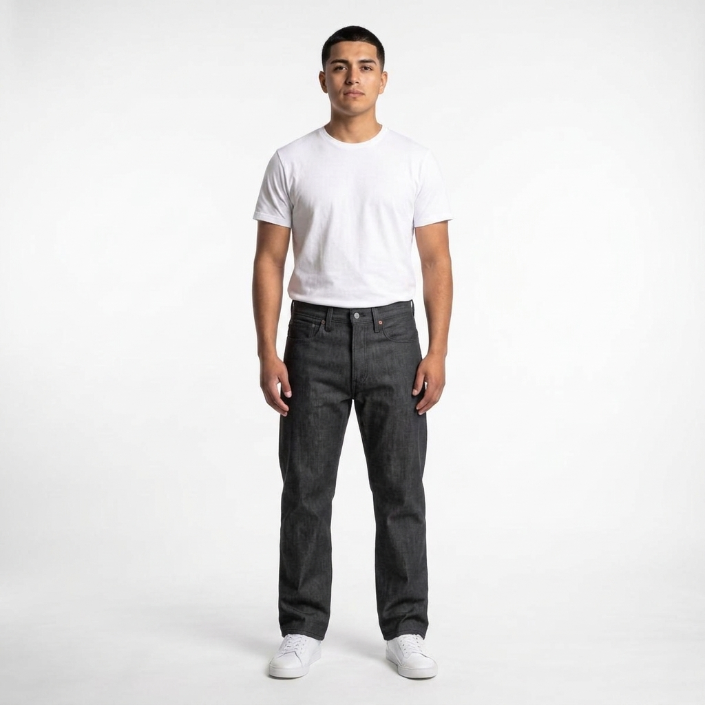 Levi's 501 Shrink-to-Fit Denim Charcoal